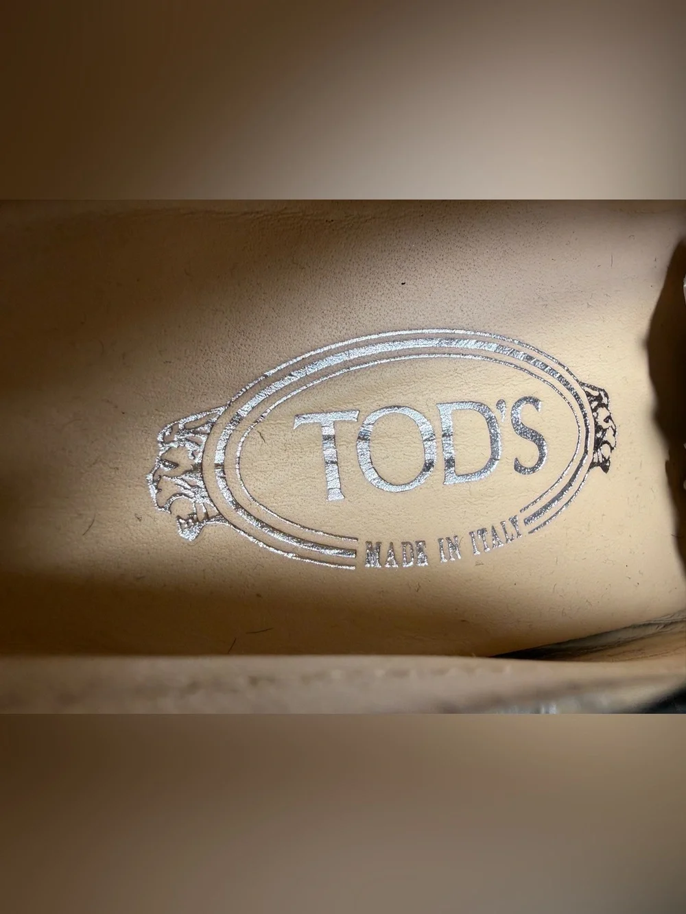 TOD'S Black & White Zebra-Print Penny Loafers